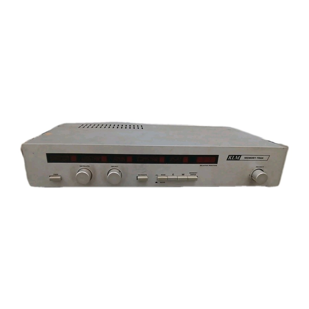 KLM Memory-Trak Satellite Positioner Controller Vintage Dish Actuator Control...