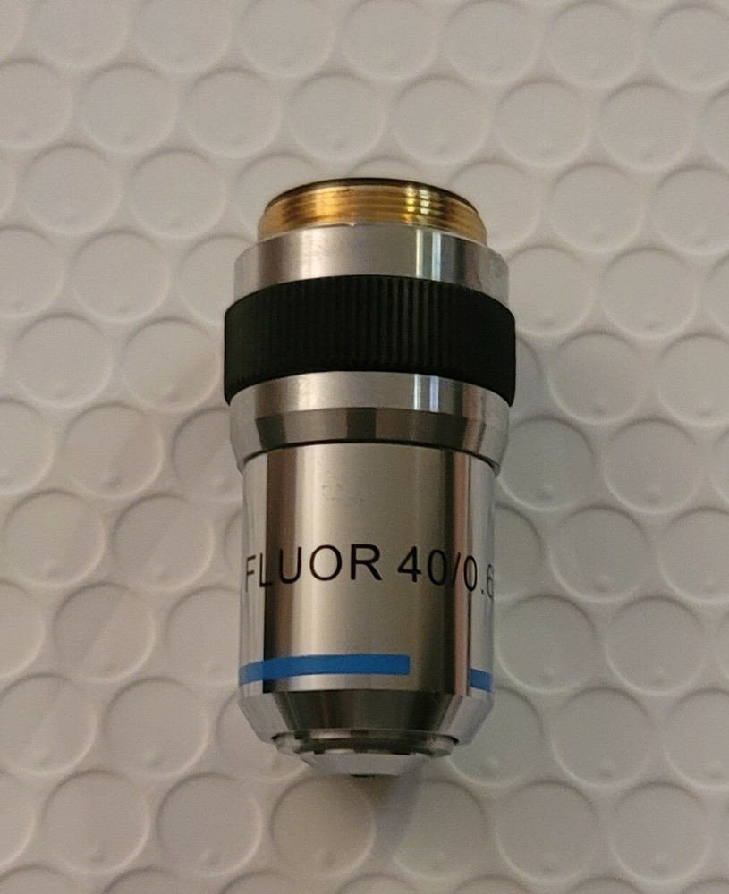 AMSCOPE  FLUOR 40/0.65 160/0.17 MICROSCOPE OBJECTIVE