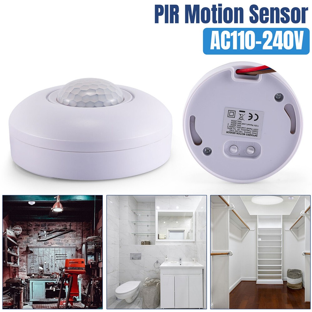 Mini AC85-260V Infrared PIR Motion Induction Sensor Switch For LED Ceiling Light
