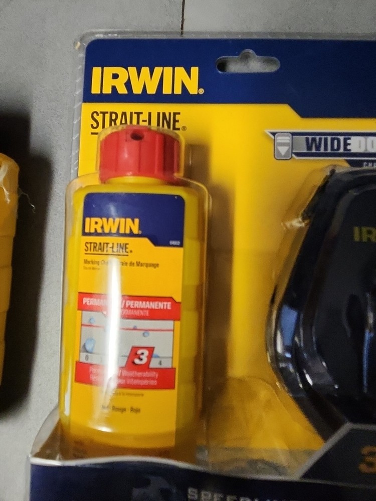 Irwin straight line chalk markers with refills READ DESCRIPTION!