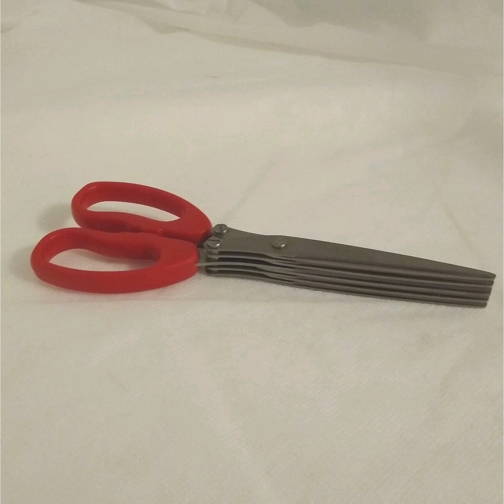 HERB SCISSORS FIVE SCISSORS IN ONE ten blades NO PACKAGE