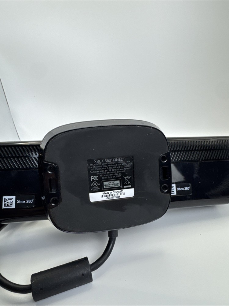 Microsoft Xbox 360 Kinect Motion Sensor Camera Black USB 6ft Cable