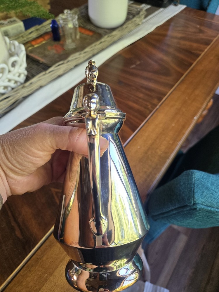 Antique Silver Plated Pitcher Container