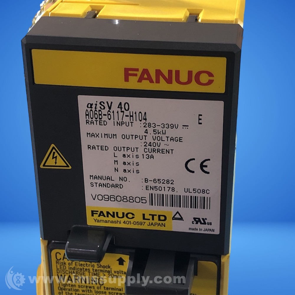 Fanuc A06B-6117-H104 Alpha I Servo Module FNIP