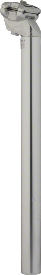 Zoom Standard Offset Seatpost 27.2mm 350mm 20mm Offset Silver