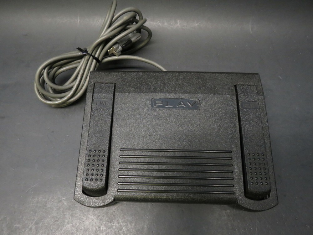 HTH ENGINEERING HDP-3S DICTATION TRANSCRIBER FOOT PEDAL CONTROLLER RS232 SERIAL