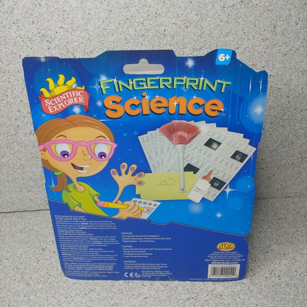 Scientific Explorer Fingerprint Science Mini Lab