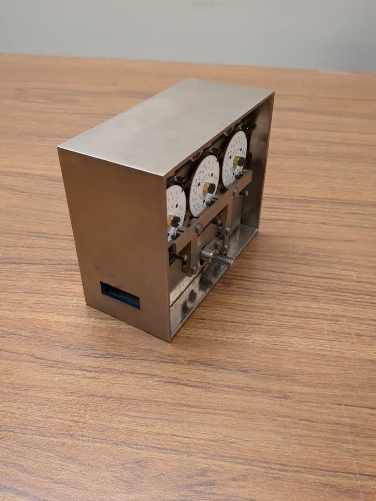 Diebold 120 Hour Three Movement Vault Time Lock With Winding Key.