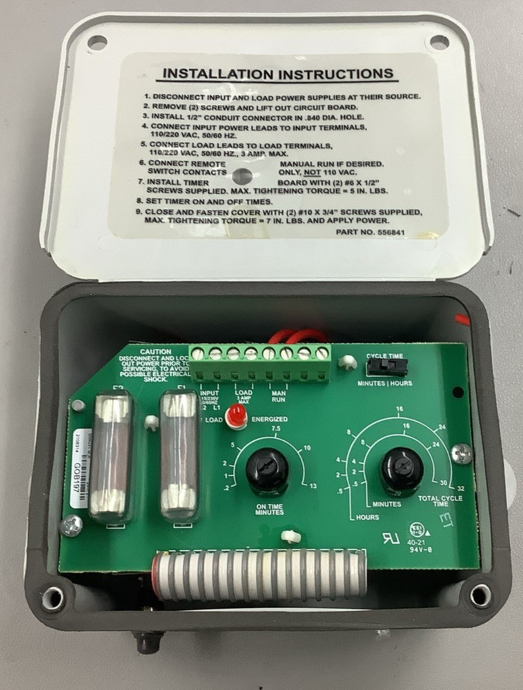 Graco 562872 115/230VAC 50/60Hz Solid State Timer (B641)