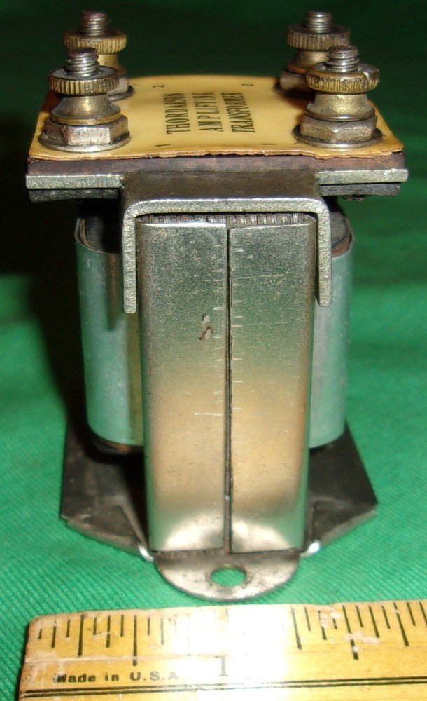 (2) Thordarson Amplifying Transformers Open Winding Radio/Audio (1920's)