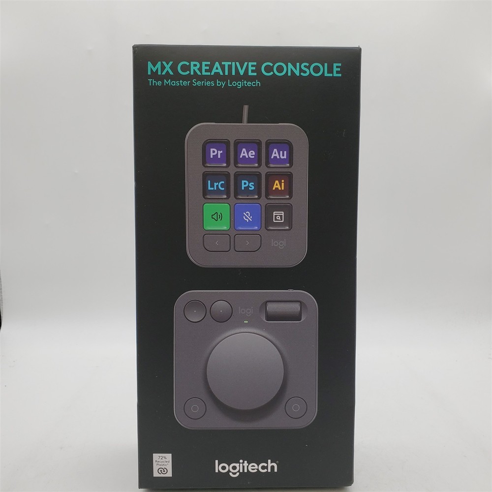 Logitech MX Creative Console, 9 Customizable LCD Keys, Stream Deck Accessories