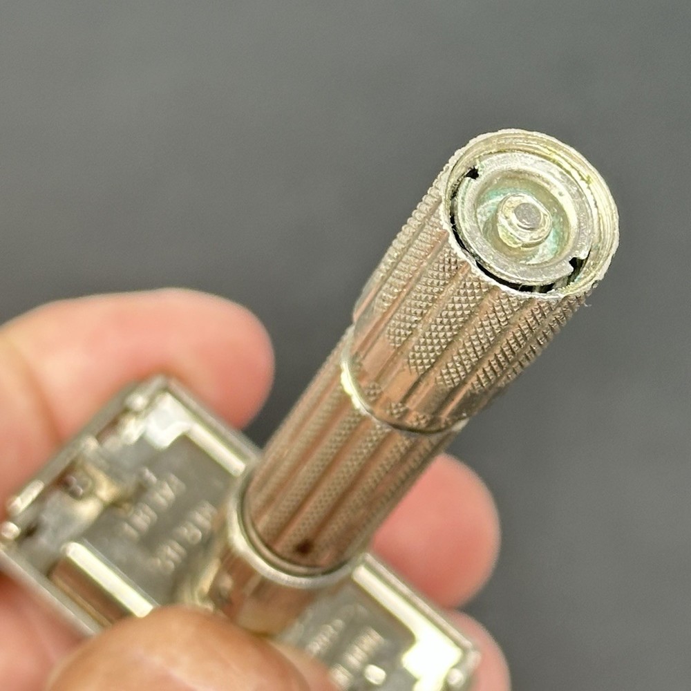 Vintage Gillette Gold Fat Boy Adjustable Razor E3