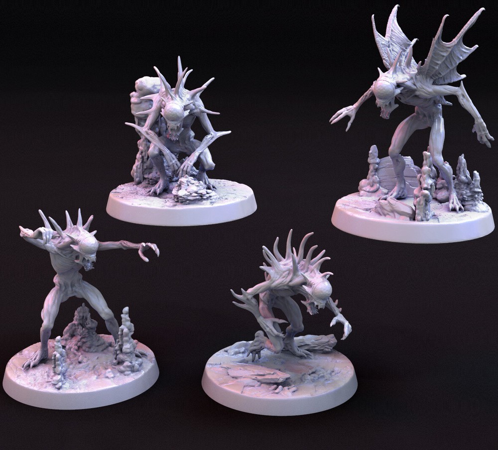 Nothic Grunts Legion Terrain Scenery Tabletop Miniatures 28mm