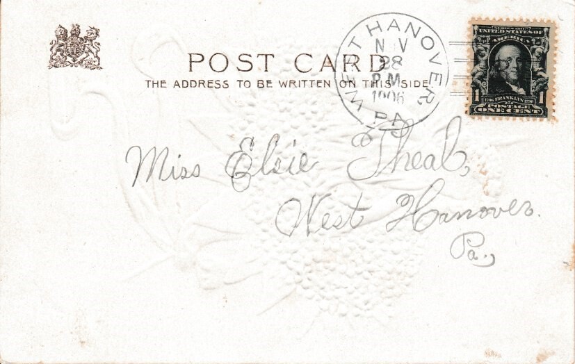 Pennsylvania West Hanover 1906 doane 2/3  1821-1927  PC.