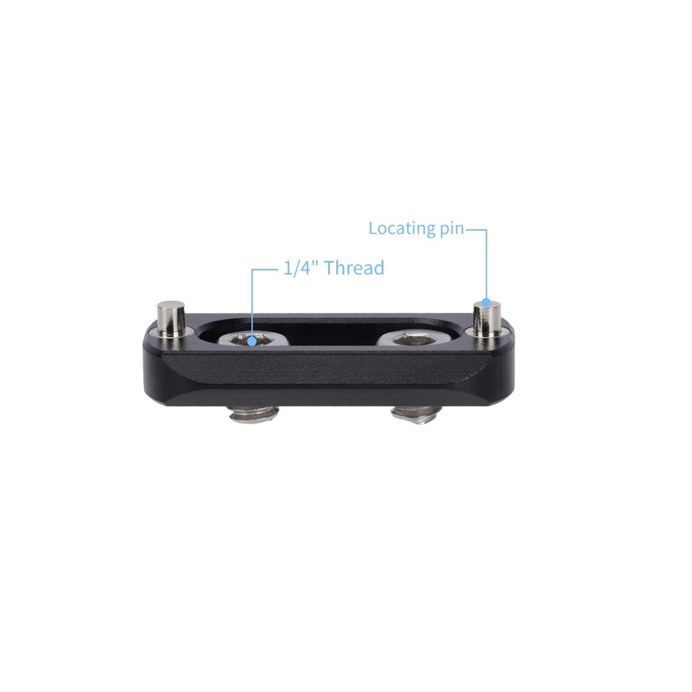 NICEYRIG 4cm NATO Rail with 1/4" thread screws for Camera cage