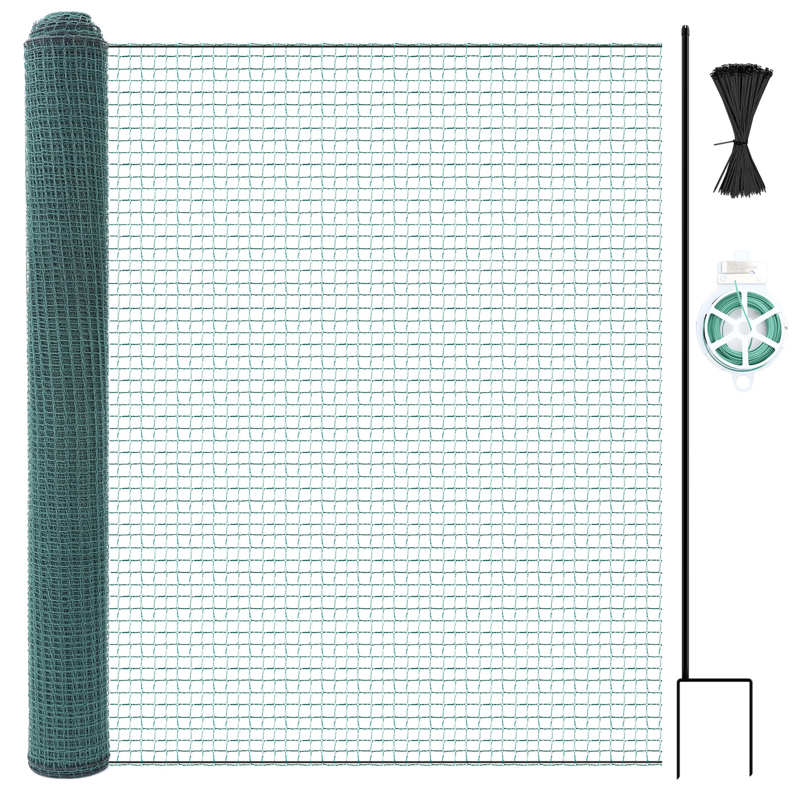 Non Electric Fence Netting,40" x 100'/164' Portable Movable Livestock Nets Mesh