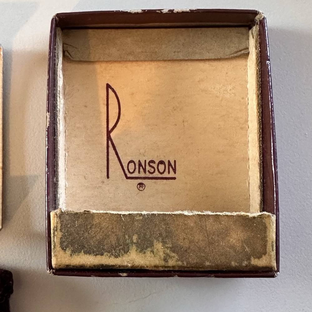 Ronson Lighter With Box Made in USA
