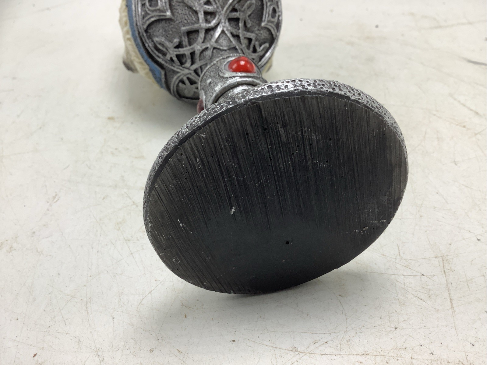 Game Of Thrones Direwolf Chalice Alpha Wolf Wine Goblet Celtic Magic Red Stones