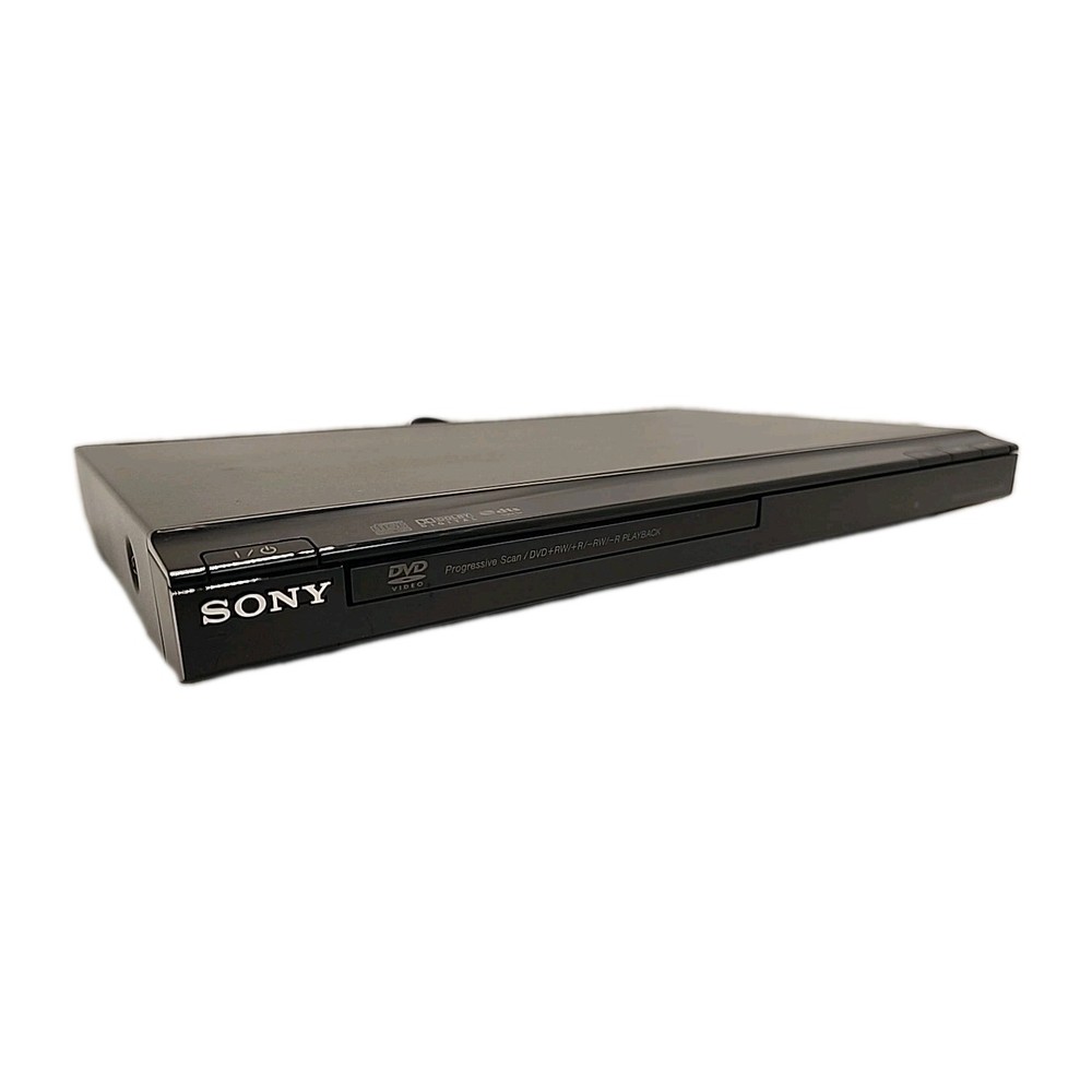 Sony DVP-SR200P Progressive Scan DVD Player, Cd Player - Black, Compact, Tested