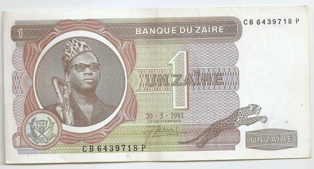 Zaire 1 Zaïre 1981 Mobutu aUNC!!!
