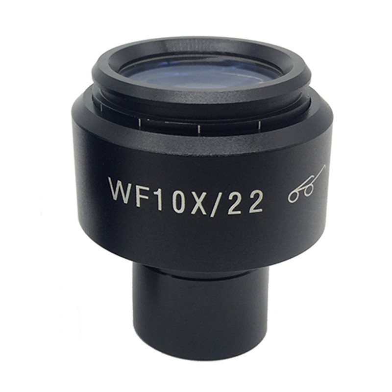 WF10X/22 Eyepiece for Biological Microscope High Eye-point Diopter Adjustable