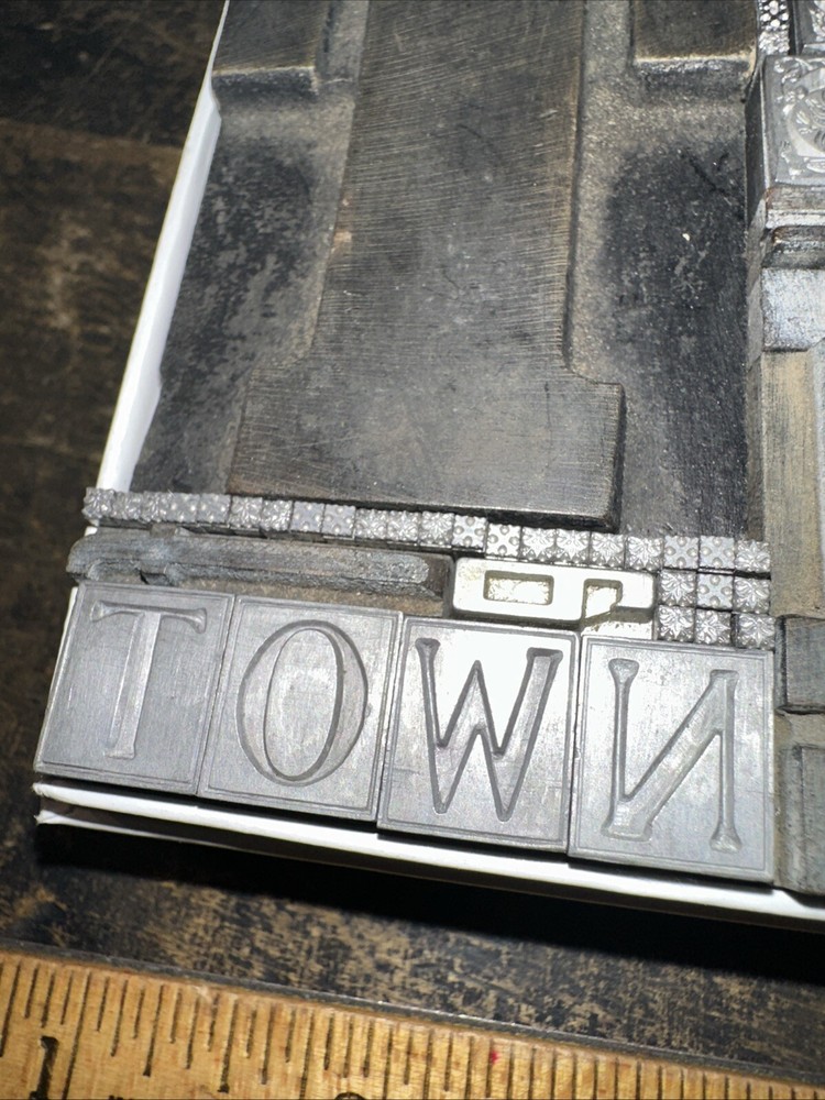 Printing Blocks Ornamental Borders Dingbats Nice Variety! #BB