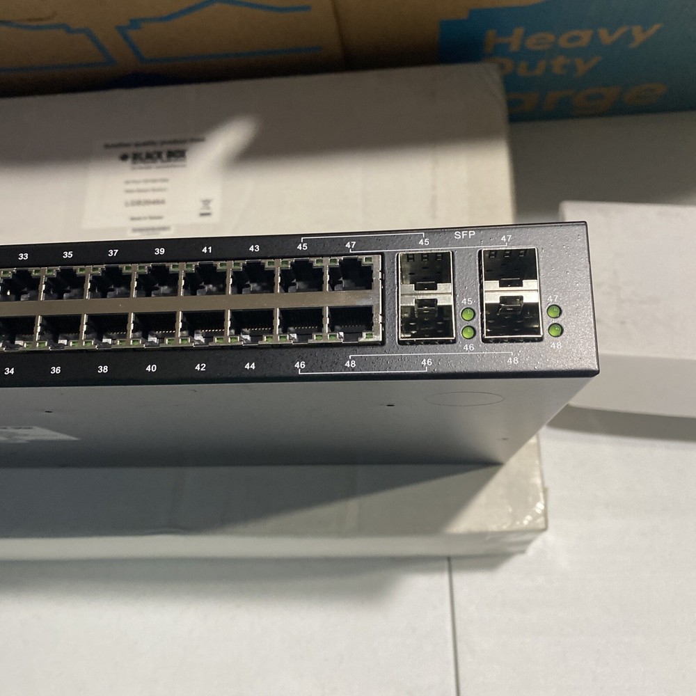 LGB2048A BLACK BOX COMPUTER ACCESSORIES NETWORK 48 Port NEW