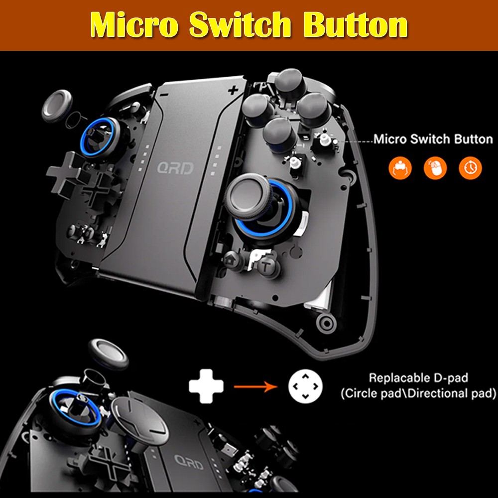 Wireless Joy-pad Controller for Nintendo Switch OLED Switch Lite IOS PC Mobile