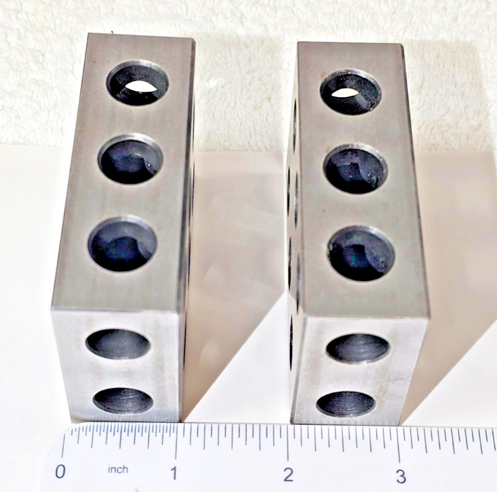 CNC Machinist 1-2-3 Blocks Precision Setup Parallel Jig Pair - C. FOLEY