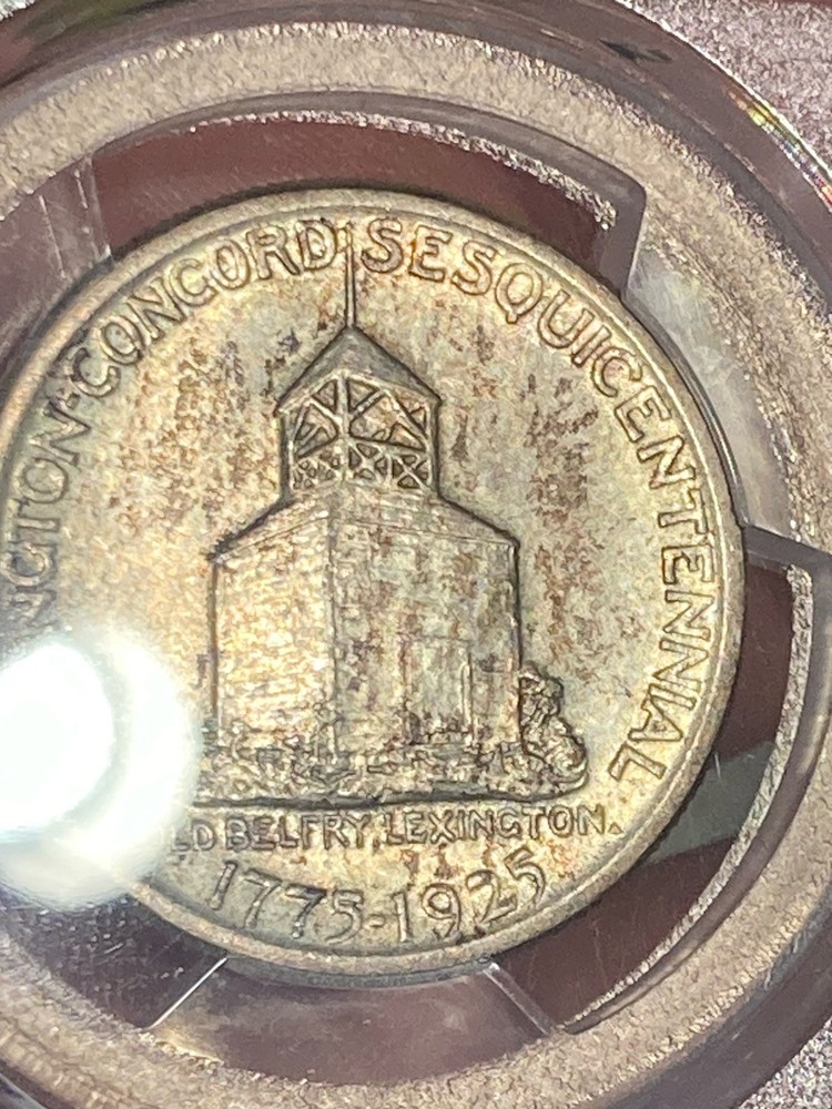 1925 Lexington-Concord Commemorative Half Dollar 50C PCGS MS63