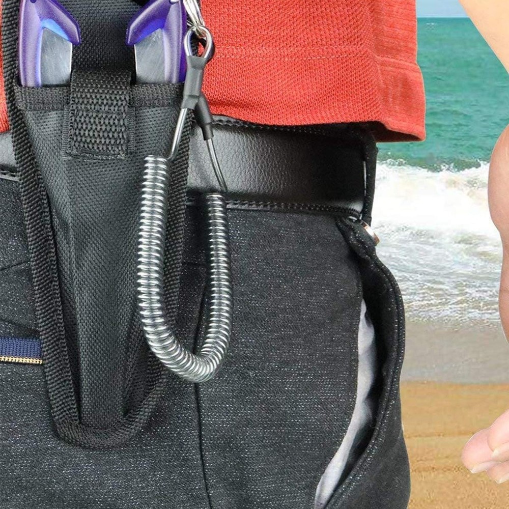 Fishing Lanyard (7Pcs) Safety Retractable Coiled Tether