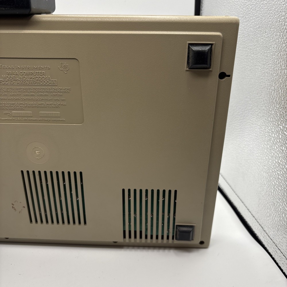 Texas Instruments Computer 99/4A, Untested, W/ Power Adapter & Car Wars, Othello