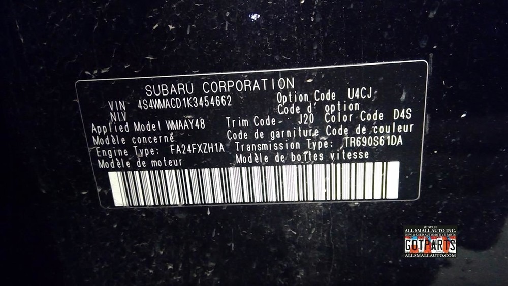 ASCENT 2019 Speedometer 207010