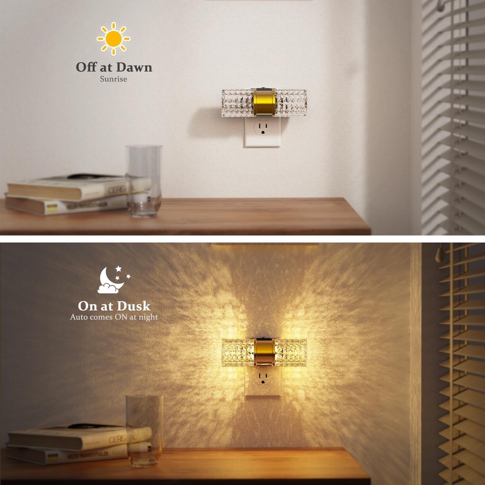 Night Light, Night Lights Plug into Wall,2 Pack Automatic LED Night Light wit...