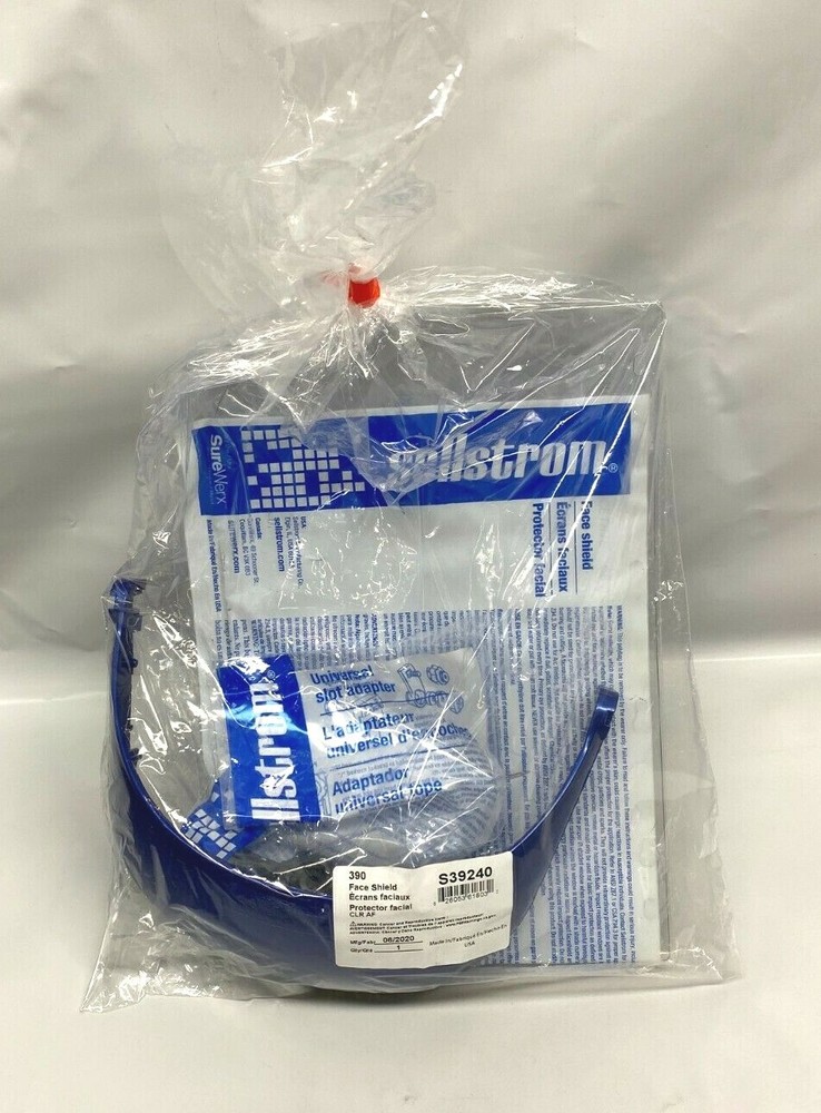 Sellstrom Reusable, Pin Lock Faceshield Assembly - NEW