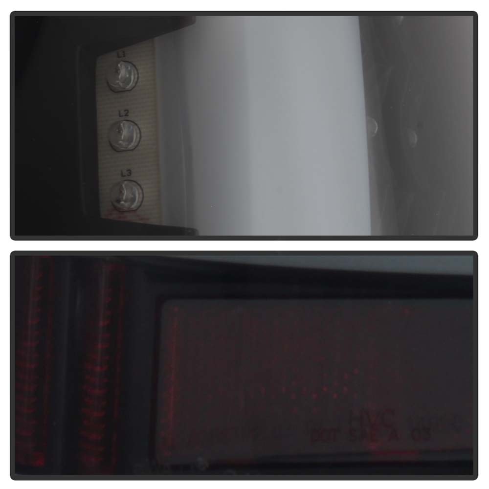 For Black Smoked 2005-2015 Toyota Tacoma LED Tube Tail Lights Lamps Left+Right