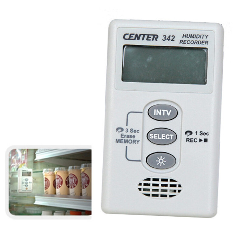 CENTER-342  Humidity Temperature Dataloggers Wall Mount Pc Interface New #