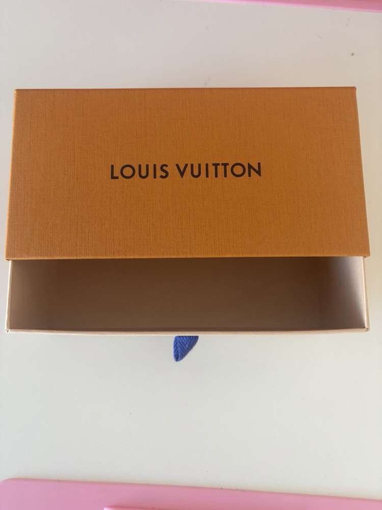 Louis Vuitton Orange Solid Rectangle Paper/Cardboard Gift Box, 8x4x2 in