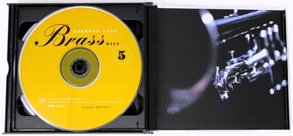 East West Quantum Leap Brass E-MU Format Sample/Sound Library/Sampling 5 CD