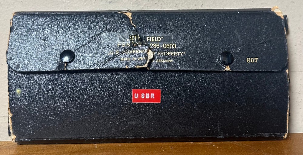 Vtg Drafting Tool Set Engineering Instruments In Black Case Incomplete Set