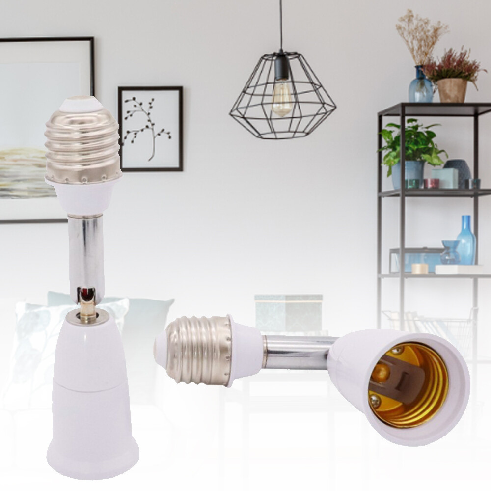 E26/E27 Light Converter Socket Extender Adjustable Vertical 90°Horizontal 360°