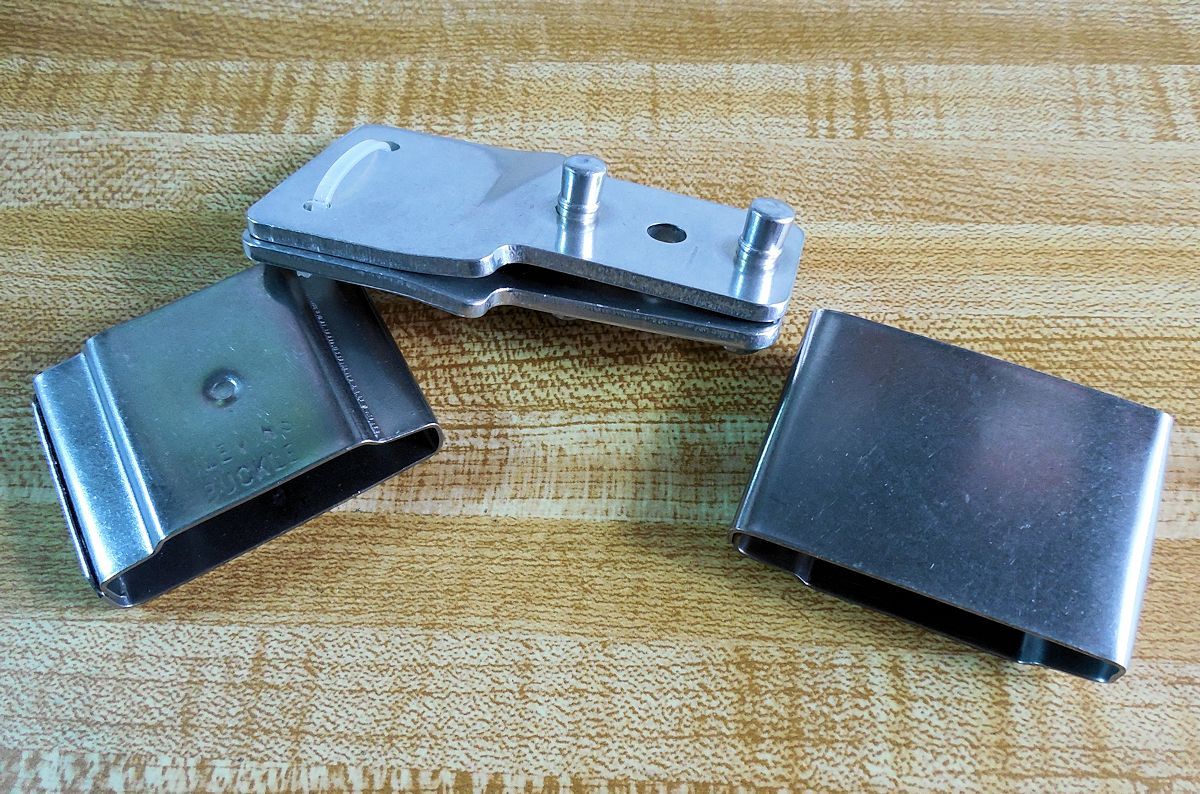 Pair of Blevins BUCKLES for Western Saddle Stirrup 2" Leather w/ vertical posts