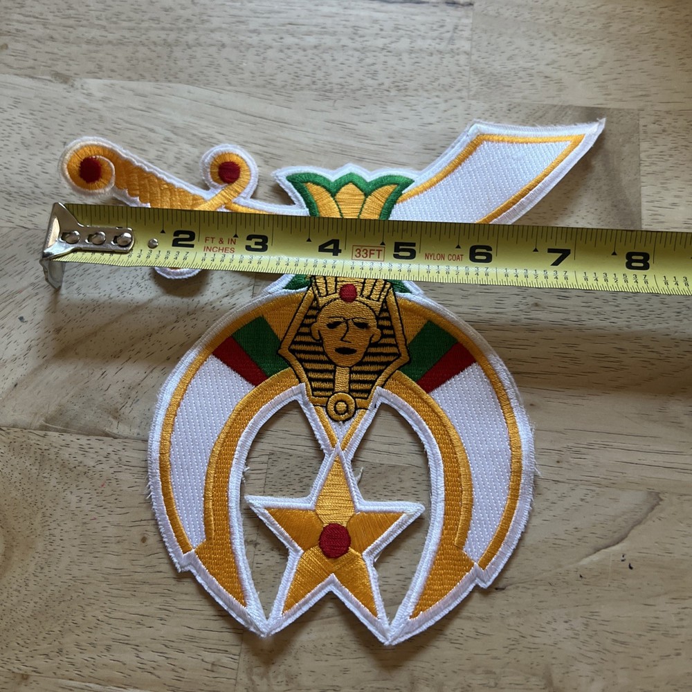 VTG Masonic Shriner Large Sew-On Patch New