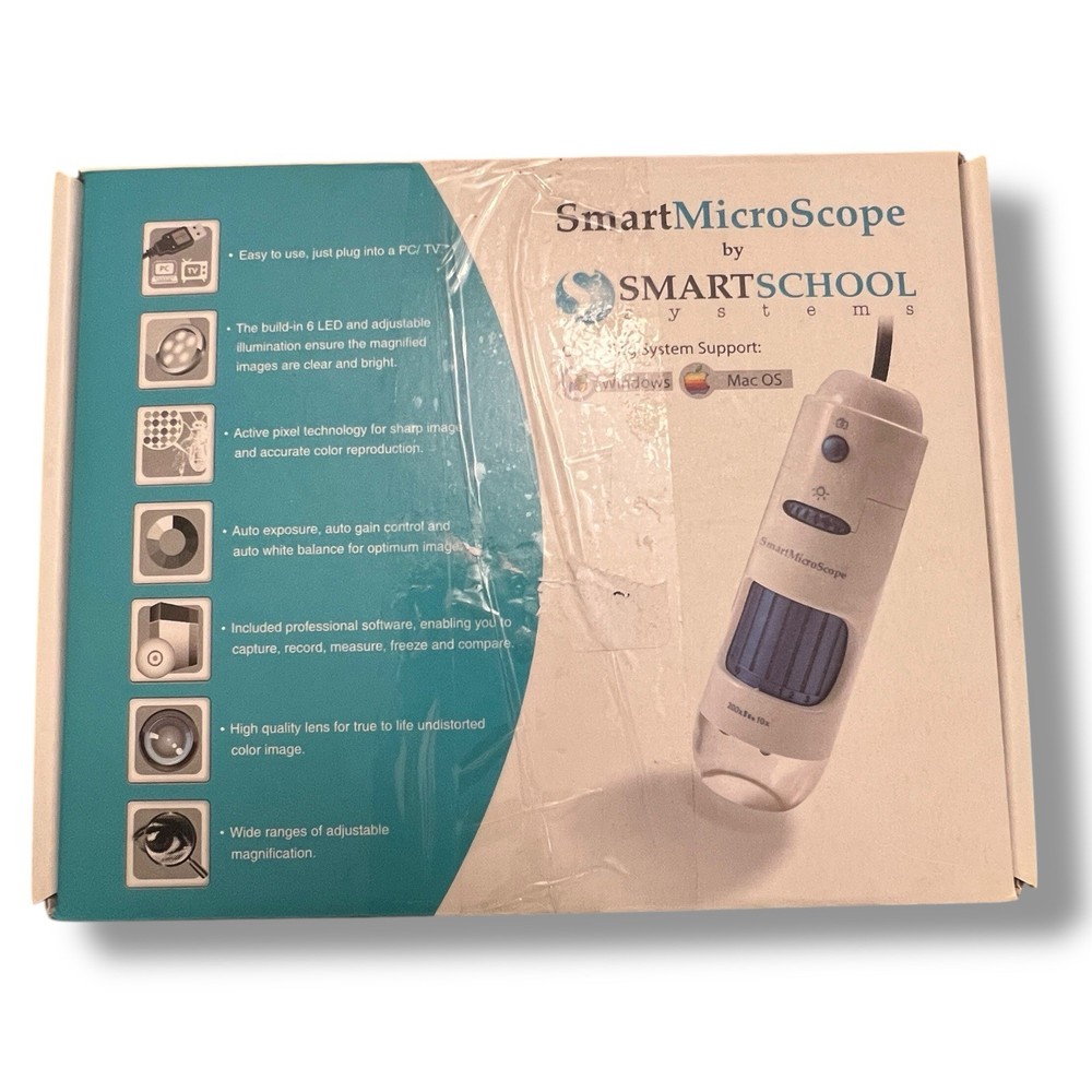 Smart MicroScope By Smart School Systems 200x Digital USB Microscope 5M PC