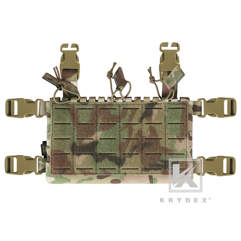 KRYDEX MK5 Tactical Placard Front Panel & Removable Buckle Laser Cut MOLLE