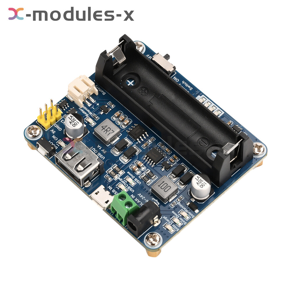 Power Manager Module for 6V~24V Solar Panel Support MPPT USB Battery Charging