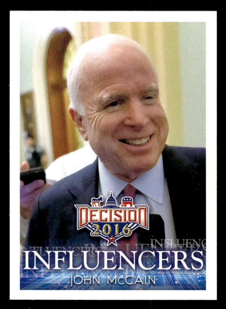 2016 Decision 2016 #37 John McCain Card