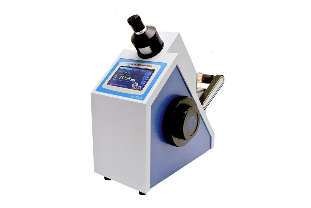 Digital Abbe Refractometer (LED) nD Brix Dry Solids Honey Moisture Content Meter