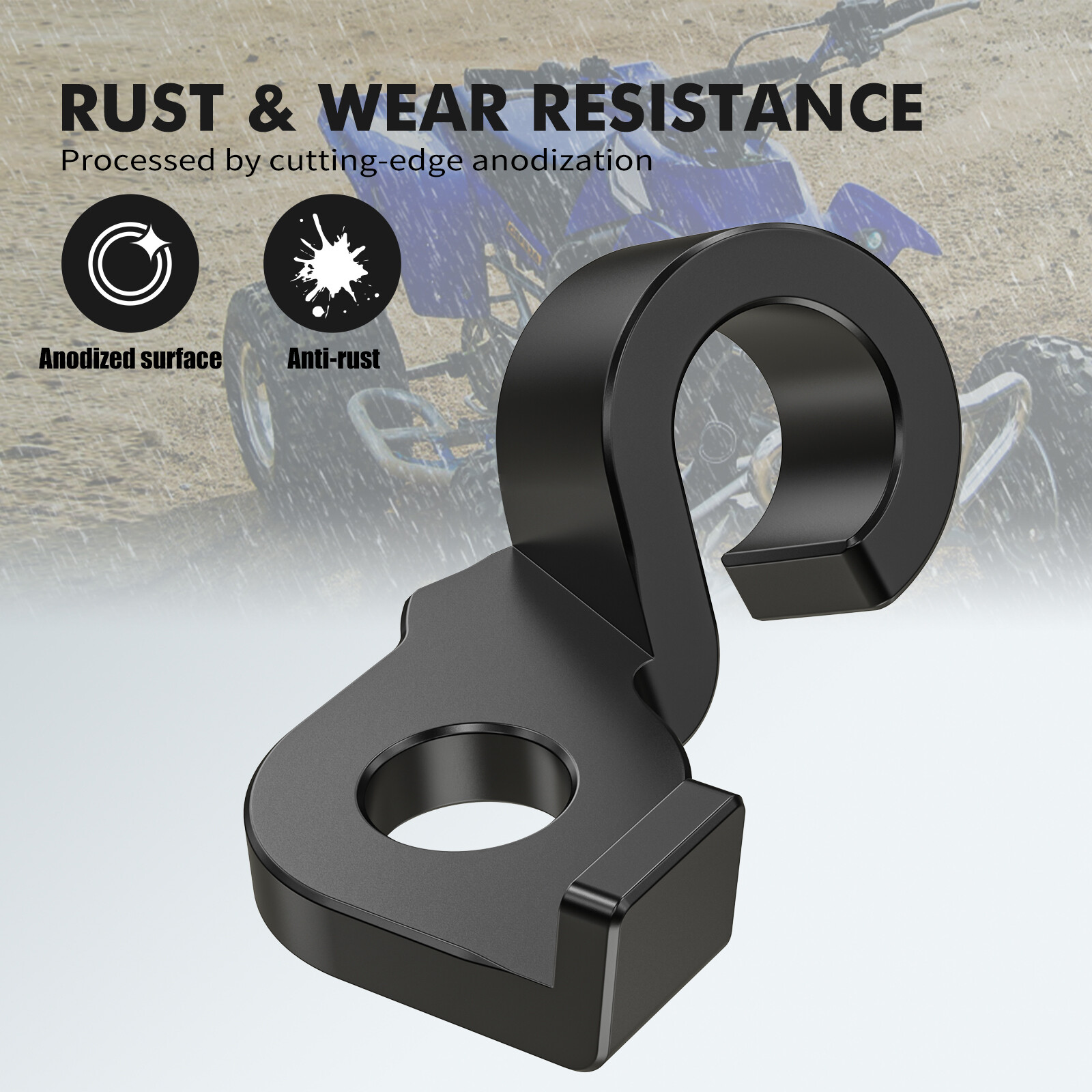 For Yamaha Blaster 200 YFS200 Clutch Cable Bracket Holder #10V-1131E-00 Black