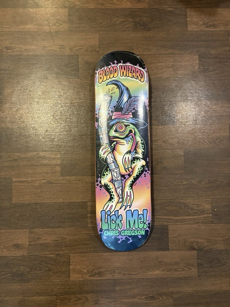 Blood Wizard CHRIS GREGSON Lick Me Skateboard Deck